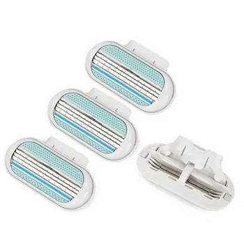 

4/8 PCS Beauty Safety Razor Blade Shaving Blades Female Sharpener 3 Layer Woman Razor Blades Head Suitable for Venuse Face care