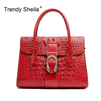 Women Luxury Genuine Leather Crossbody Single Shoulder Handbags Crocodile Pattern High Quality Woman's Bag For Women
Women Luxury Genuine Leather Crossbody Single Shoulder Handbags Crocodile Pattern High Quality Woman's Bag For Women