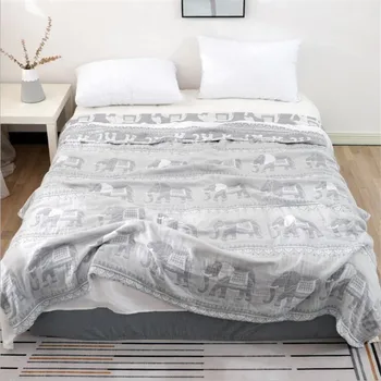 Summer Air-conditioning Elephant Bedspread Throw Blanket Comforter Bed Cover Home Textiles Suitable Coverlet Soft Throw Plaid
Summer Air-conditioning Elephant Bedspread Throw Blanket Comforter Bed Cover Home Textiles Suitable Coverlet Soft Throw Plaid
