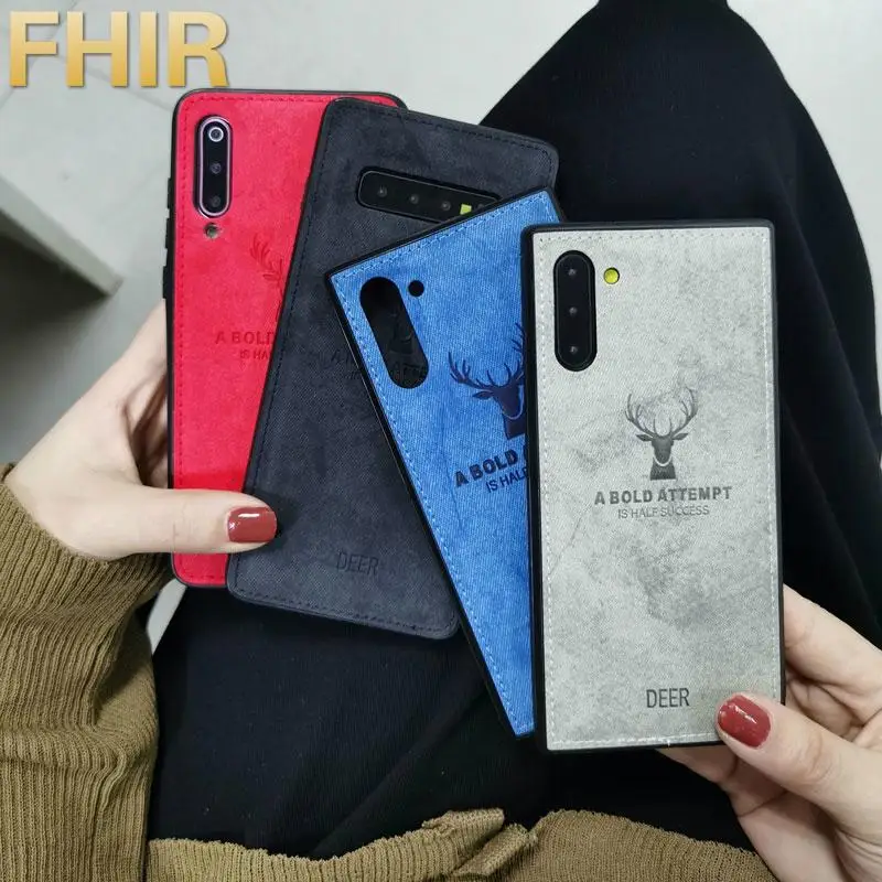 Retro Fabric Cloth Phone Cases For Samsung S11 plus S11E A51 A90-5G S10 5G M10 M20 M30 M30S M40 Shockproof Back Cover |