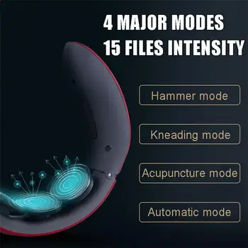 15 Gears Electric Cervical Massage Apparatus USB Rechargeable 4 Modes Neck Vibration Pulse Hot Compress Massager Neck Protector
15 Gears Electric Cervical Massage Apparatus USB Rechargeable 4 Modes Neck Vibration Pulse Hot Compress Massager Neck Protector