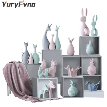 YuryFvna Nordic Ceramic Deer Rabbit Doll Home Decoration Crafts Living Room Desktop Animal Decoration Modern Wedding Gift 
YuryFvna Nordic Ceramic Deer Rabbit Doll Home Decoration Crafts Living Room Desktop Animal Decoration Modern Wedding Gift