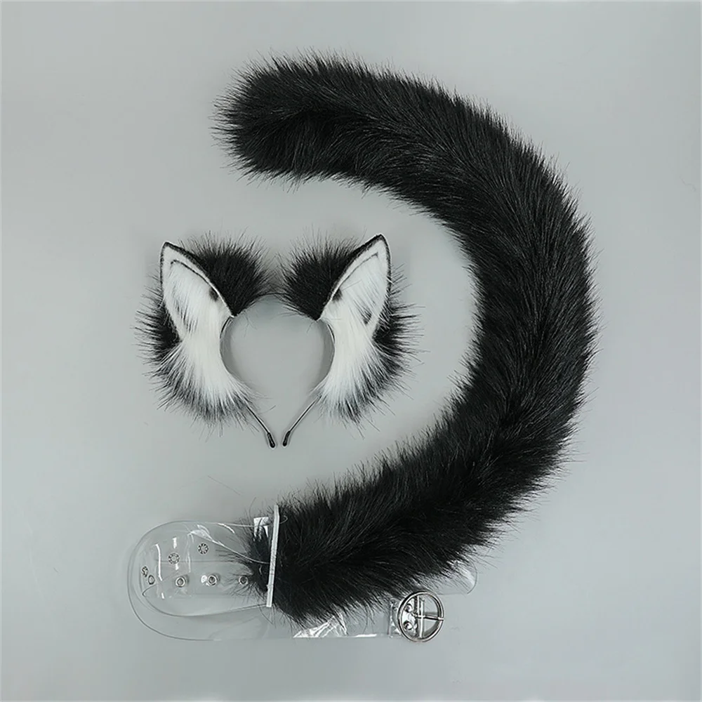 Plush Cosplay Simulation Animal Ear Headwear Kawaii JK Accessories Realistic Lolita Rainbow Cat Ear Headband Cat Tail Suit
Plush Cosplay Simulation Animal Ear Headwear Kawaii JK Accessories Realistic Lolita Rainbow Cat Ear Headband Cat Tail Suit