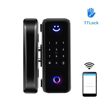 TTLock APP remote control Smart Fingerprint lock with IC card password for home office frame or frameless glass wooden door
TTLock APP remote control Smart Fingerprint lock with IC card password for home office frame or frameless glass wooden door