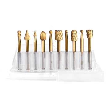 10pcs 1/8 Inch HSS Rotary Rasp File Drill Bits Rotary Rasp Burrs Wood Bits Grinding Woodworking Tool Set
10pcs 1/8 Inch HSS Rotary Rasp File Drill Bits Rotary Rasp Burrs Wood Bits Grinding Woodworking Tool Set
