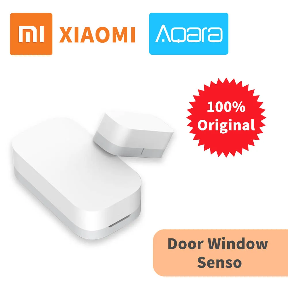 100% Original Aqara Door Window Sensor Zigbee Wireless Connection Smart Mini door sensor Work With Android IOS App control Home
100% Original Aqara Door Window Sensor Zigbee Wireless Connection Smart Mini door sensor Work With Android IOS App control Home