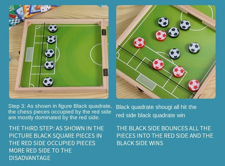 Foldable 4in1Foosball Winner Games Table Hockey Game Catapult Chess Flying Chess Parent-child Interactive Toy Family Party Game Foldable 4in1Foosball Winner Games Table Hockey Game Catapult Chess Flying Chess Parent-child Interactive Toy Family Party Game