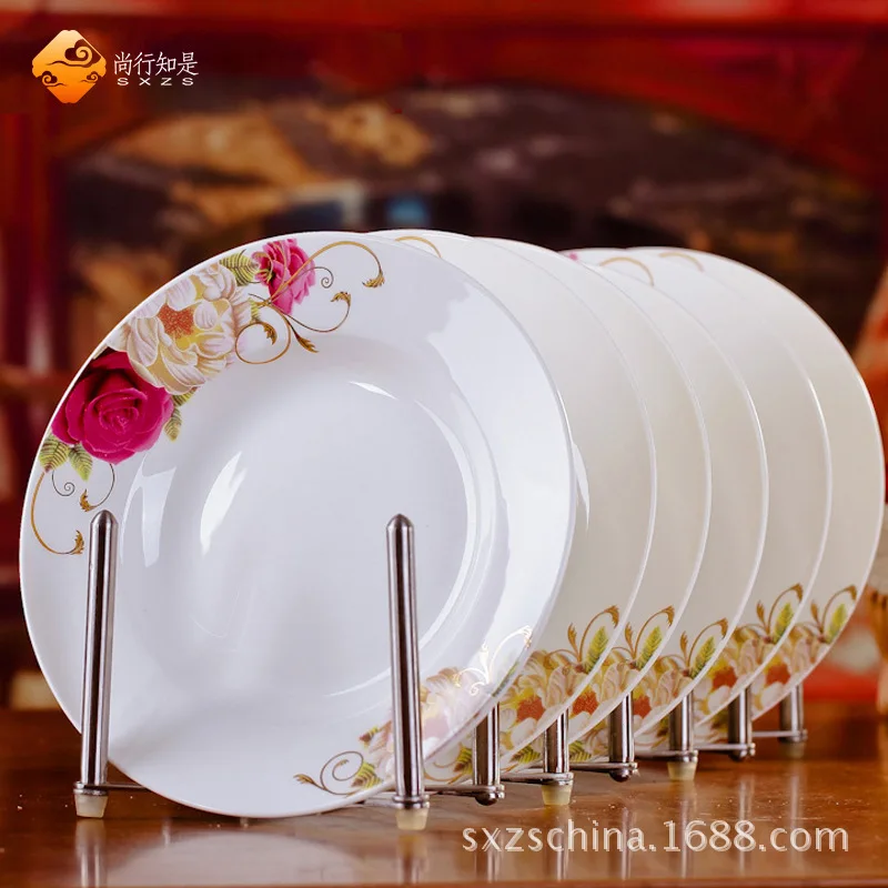 Jingdezhen Ceramic Plate Tableware Set 8 Inches Dish Plate Dish Deep Dish Meal Tray Customizable Gift
Jingdezhen Ceramic Plate Tableware Set 8 Inches Dish Plate Dish Deep Dish Meal Tray Customizable Gift
