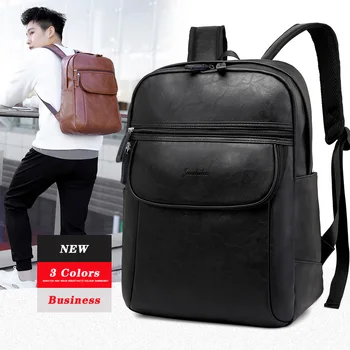 Luxury Men's Backpacks Pu Leather Business Man Bag 2019 New Designer Laptop Backpack Big capacity Computer Bag Male Backpack
Luxury Men's Backpacks Pu Leather Business Man Bag 2019 New Designer Laptop Backpack Big capacity Computer Bag Male Backpack