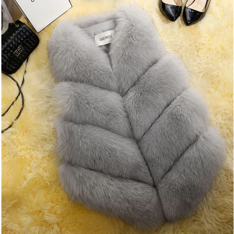 Hot Fashion New Faux Fox fur Vest Coat Autumn Winter Loose Warm Sleeveless Jacket Waistcoats Plus size 3XL Solid Lady Outerwear
Hot Fashion New Faux Fox fur Vest Coat Autumn Winter Loose Warm Sleeveless Jacket Waistcoats Plus size 3XL Solid Lady Outerwear