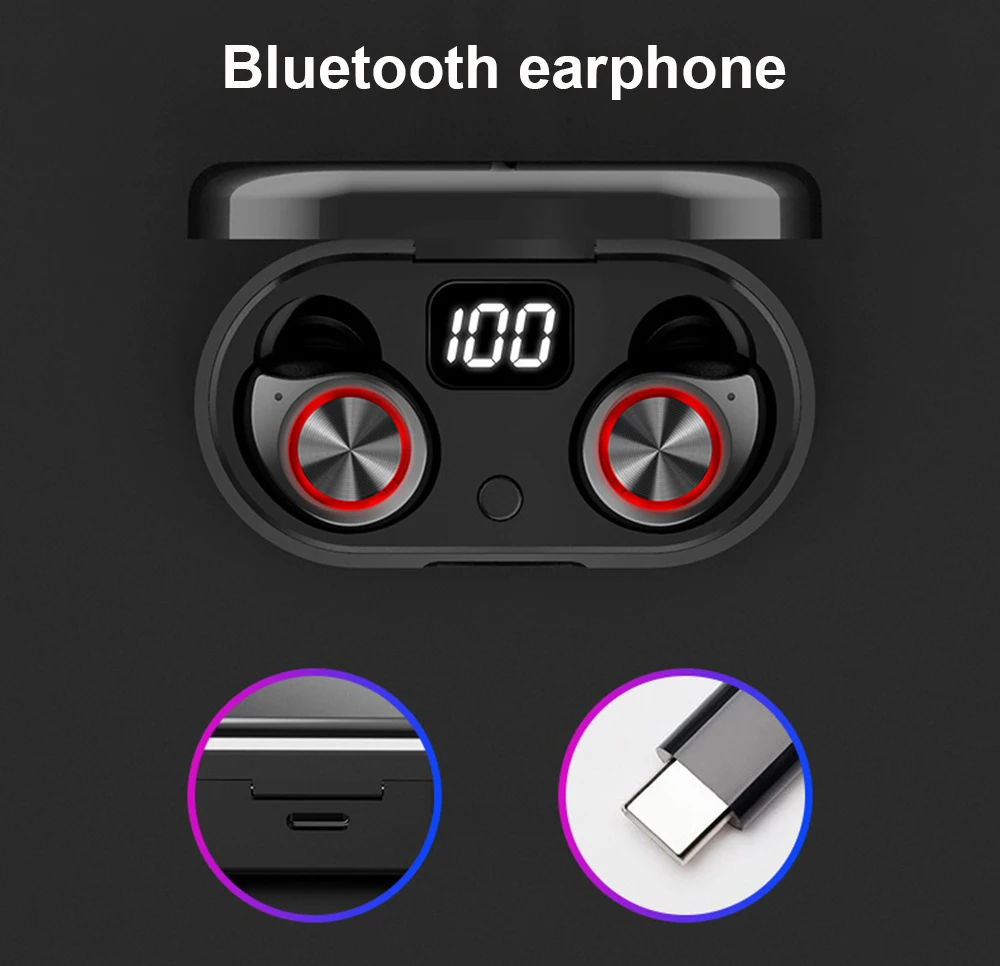 TW80 Touch Bluetooth-наушники Беспроводная гарнитура с шумоподавлением Bluetooth-звонки