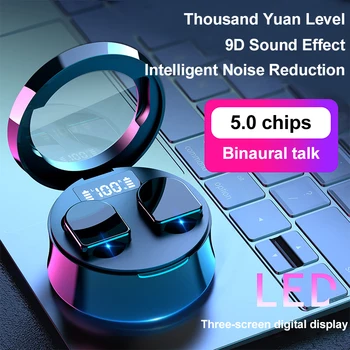 Lightweight TWS Bluetooth 5.0 Wireless HIFI Headset In-ear Digital Display Intelligent Noise Reduction HD Call Sport Earphone
Lightweight TWS Bluetooth 5.0 Wireless HIFI Headset In-ear Digital Display Intelligent Noise Reduction HD Call Sport Earphone