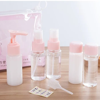 7pcs/Set Hot Plastic Mini Makeup Cosmetic Face Cream Pot Bottles Transparent Empty Make Up Container Bottle Travel Kit Acc
7pcs/Set Hot Plastic Mini Makeup Cosmetic Face Cream Pot Bottles Transparent Empty Make Up Container Bottle Travel Kit Acc
