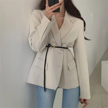 Comelsexy 2020 Fashion Slim Belt Autumn Formal Plus Size Slender Loose Elegant Office Lady Chic Women All Match Blazers Female 
Comelsexy 2020 Fashion Slim Belt Autumn Formal Plus Size Slender Loose Elegant Office Lady Chic Women All Match Blazers Female