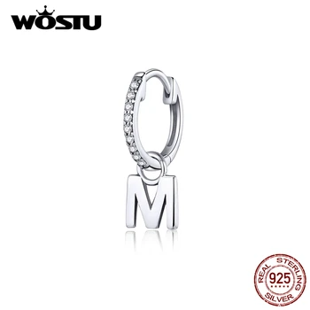 WOSTU Letter M Hoop Earrings 925 Sterling Silver Alphabet Small Zircon Earrings For Women Fashion Jewelry E848
WOSTU Letter M Hoop Earrings 925 Sterling Silver Alphabet Small Zircon Earrings For Women Fashion Jewelry E848