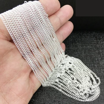 1PCS/5PCS 925 Sterling Silver 2MM Charm Chain Necklace for Women Jewelry Gifts Wholesale (DIY Necklace) 16Inch-30Inch
1PCS/5PCS 925 Sterling Silver 2MM Charm Chain Necklace for Women Jewelry Gifts Wholesale (DIY Necklace) 16Inch-30Inch