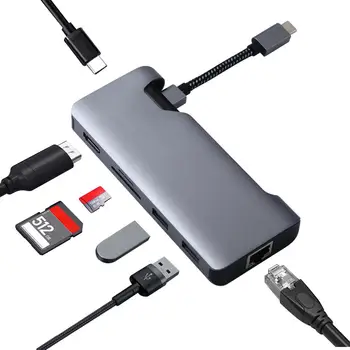 7-in-1 7-in-1 USB Hub Type C to HDMI USB3.0 RJ45 Power Adapter for MacBook Pro Air Samsung Dex S8/S9 Huawei P20 Pro usb c HUB
7-in-1 7-in-1 USB Hub Type C to HDMI USB3.0 RJ45 Power Adapter for MacBook Pro Air Samsung Dex S8/S9 Huawei P20 Pro usb c HUB