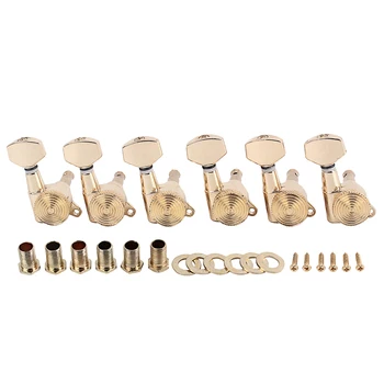 Guitar Tuning Pegs 6R Key Tuners Machine Heads For Guitar Parts Golden
Guitar Tuning Pegs 6R Key Tuners Machine Heads For Guitar Parts Golden