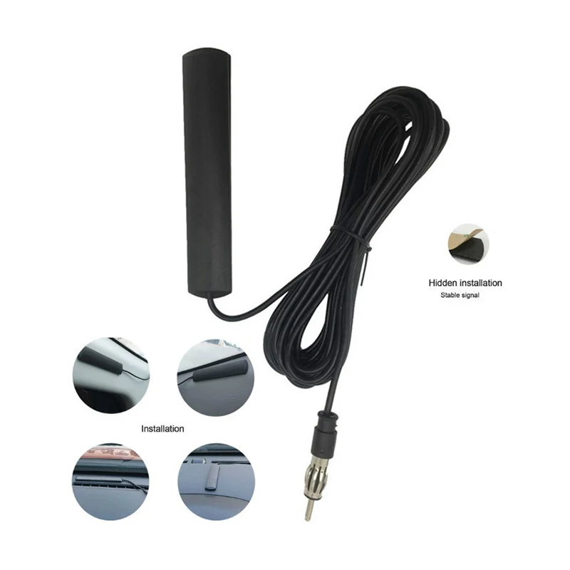 TiOODRE Universal 11.5cm Auto Car Radio FM Antenna Signal Amp Amplifier Marine Car Vehicle Boat Signal Enhance Device black
TiOODRE Universal 11.5cm Auto Car Radio FM Antenna Signal Amp Amplifier Marine Car Vehicle Boat Signal Enhance Device black