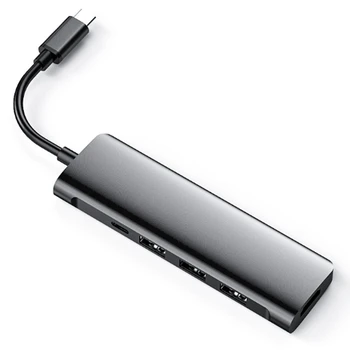 5 in 1 USB C Hub 4K HDMI Converter Hub Splitter USB 3.0 Extender Adapter Expansion Dock for Samsung S9
5 in 1 USB C Hub 4K HDMI Converter Hub Splitter USB 3.0 Extender Adapter Expansion Dock for Samsung S9