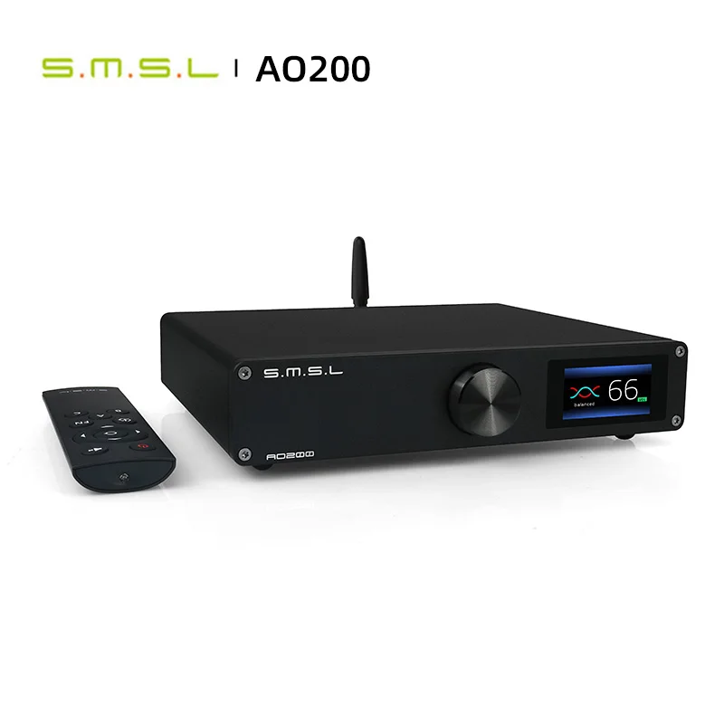 Фото Цифровой усилитель SMSL AO200 bluetooth 5 0 сбалансированный вход USB декодирование XLR Выход