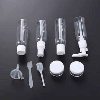 Travel Toiletry Bottles Set Clear Cosmetic Makeup Liquid Containers with Tool (A5)
Travel Toiletry Bottles Set Clear Cosmetic Makeup Liquid Containers with Tool (A5)