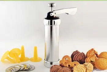 Baking tool cookie mold gun framed cookie machine flower gun aluminum alloy barrel 20 piece flower
Baking tool cookie mold gun framed cookie machine flower gun aluminum alloy barrel 20 piece flower