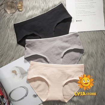 Popular one piece cotton seamless underwear women cotton comfortable middle waist sexy women's underwear cotton crotch 
Popular one piece cotton seamless underwear women cotton comfortable middle waist sexy women's underwear cotton crotch