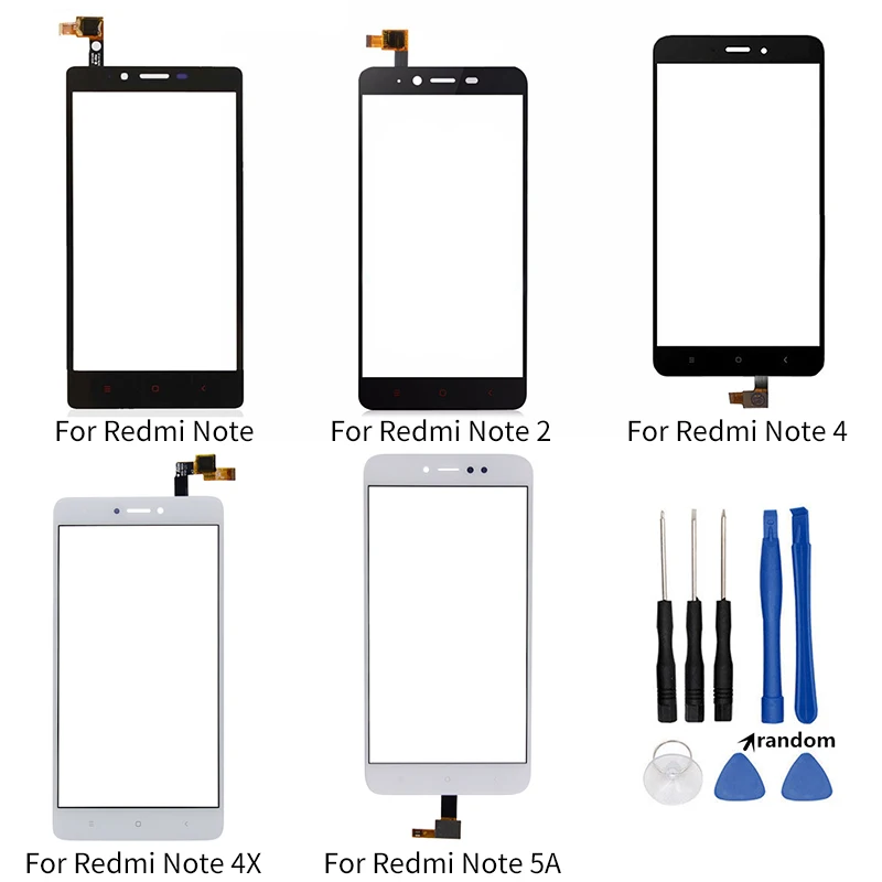 For Xiaomi Redmi Note 1 2 4 4X 5A Touch Screen Digitizer Front Touch Panel Glass Lens Replacement Parts
For Xiaomi Redmi Note 1 2 4 4X 5A Touch Screen Digitizer Front Touch Panel Glass Lens Replacement Parts