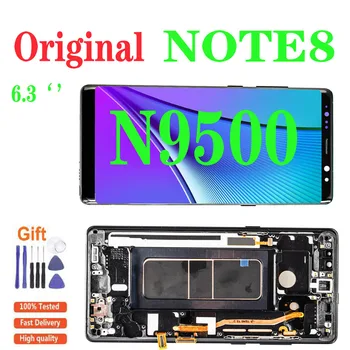 New 6.3" Original AMOLED LCD For SAMSUNG Galaxy NOTE8 LCD N9500 N9500F LCD Display Touch Screen Replacement Parts+Frame
New 6.3" Original AMOLED LCD For SAMSUNG Galaxy NOTE8 LCD N9500 N9500F LCD Display Touch Screen Replacement Parts+Frame