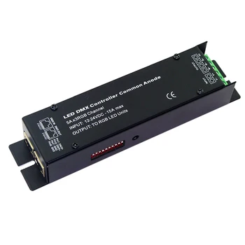 DC12V 24V DMX512 Decorder 5A*3Channel RGB 15A max Led DMX Controller Common Anode CA-DMX-32 Output to RGB LED Units
DC12V 24V DMX512 Decorder 5A*3Channel RGB 15A max Led DMX Controller Common Anode CA-DMX-32 Output to RGB LED Units