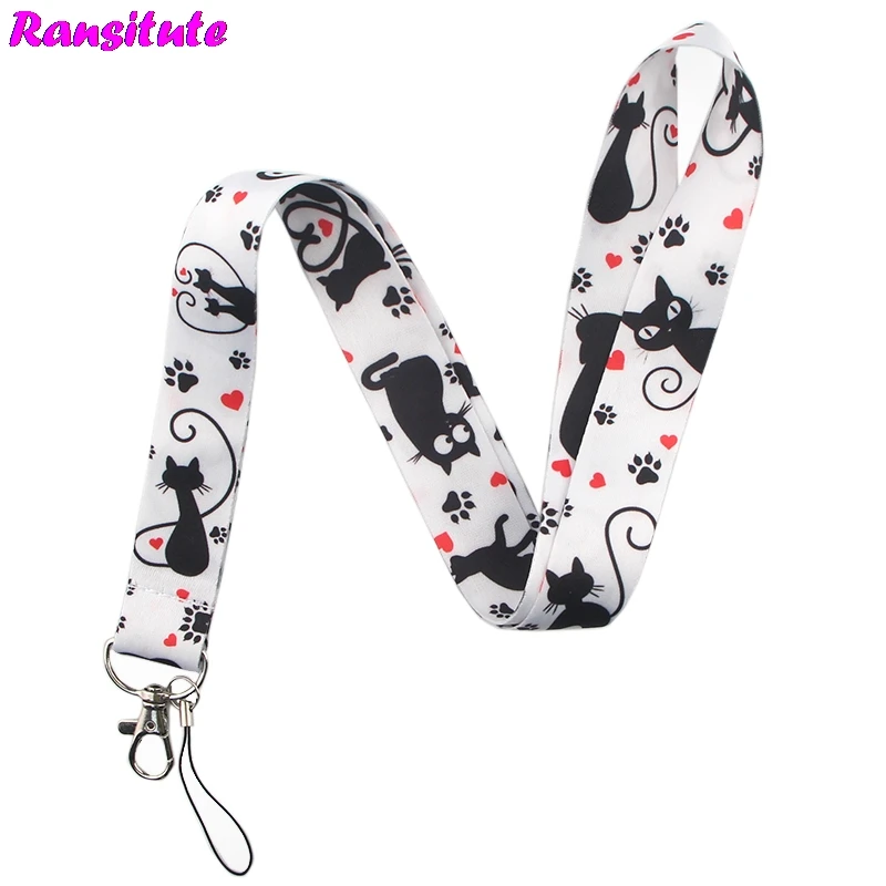 Ransitute R500 Cute Cat Lanyard Neck Strap for keys ID Card Mobile Phone Straps Badge Holder DIY Hang Rope Neckband Accessories
Ransitute R500 Cute Cat Lanyard Neck Strap for keys ID Card Mobile Phone Straps Badge Holder DIY Hang Rope Neckband Accessories