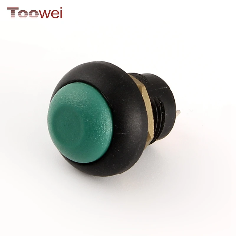 black body latching self locking or momentary 12mm Toowei factory 3A 250V latching waterproof push button switch
black body latching self locking or momentary 12mm Toowei factory 3A 250V latching waterproof push button switch