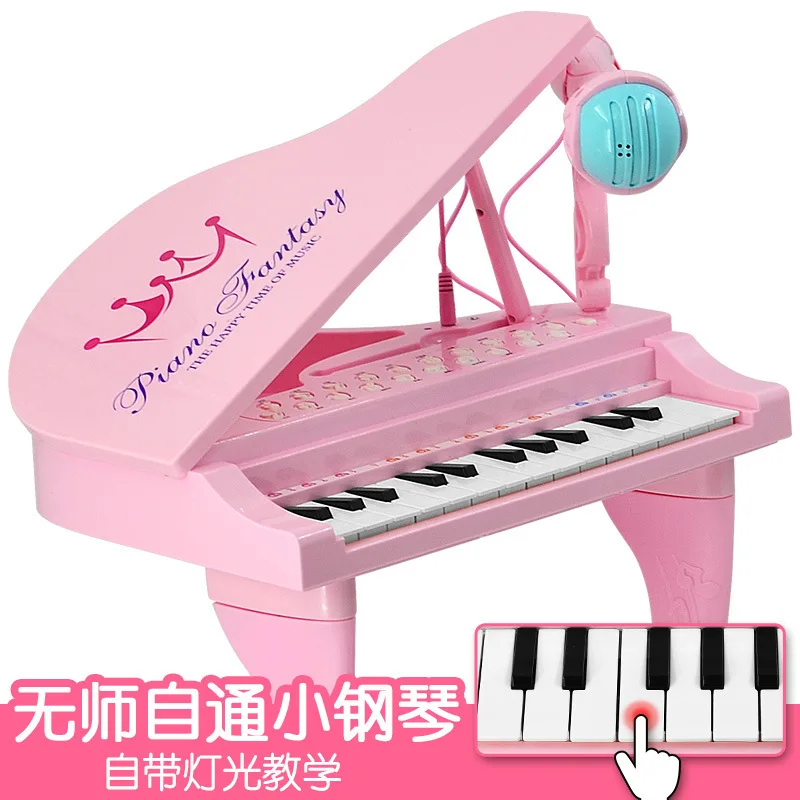 New Style Children Multi-functional Electronic Keyboard Trigonometry GIRL'S Model Piano 25 Key with Microphone Music Toy
New Style Children Multi-functional Electronic Keyboard Trigonometry GIRL'S Model Piano 25 Key with Microphone Music Toy
