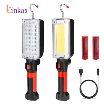 Linkax Portable Lantern Flashlight Power By 2*18650 Battery LED COB Magnetic Hook Work Lighting for Camping Car Repair
Linkax Portable Lantern Flashlight Power By 2*18650 Battery LED COB Magnetic Hook Work Lighting for Camping Car Repair