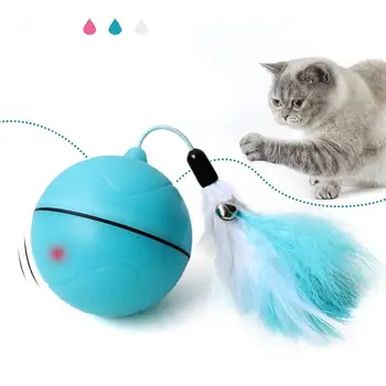 Electric Cat Teaser Interactive Cat Toy Feather Toys LED Rotate Lighting Ball With Feather Teaser Motion Kitten Toys
Electric Cat Teaser Interactive Cat Toy Feather Toys LED Rotate Lighting Ball With Feather Teaser Motion Kitten Toys