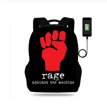 Rage Against The Machine Rock SchoolBags Teenager boys&Girls Backpacks for kids orthopedic mochila escolar Usb Charge book Bag
Rage Against The Machine Rock SchoolBags Teenager boys&Girls Backpacks for kids orthopedic mochila escolar Usb Charge book Bag