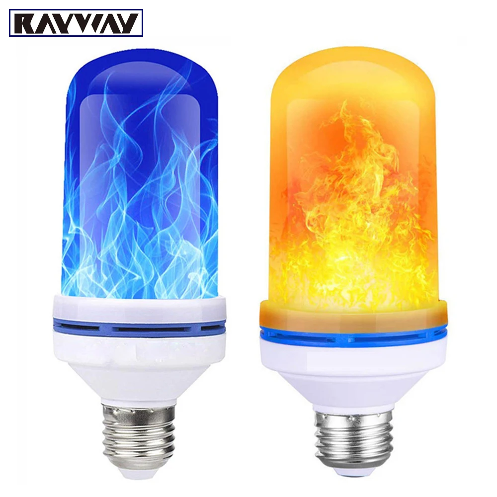 LED Flame Light Bulbs Flickering Fire Effect E26/E27 Base Flame Bulb Holiday Light for Halloween Christmas Party Outdoor Decors
LED Flame Light Bulbs Flickering Fire Effect E26/E27 Base Flame Bulb Holiday Light for Halloween Christmas Party Outdoor Decors