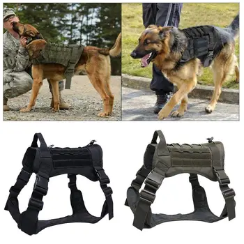 Nylon Military Tactical Dog Harness No Pull Adjustable K9 German Shepherd POLICE A0C7 
Nylon Military Tactical Dog Harness No Pull Adjustable K9 German Shepherd POLICE A0C7