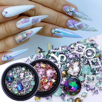 1 Box 3D Nail Rhinestones Mixed Sized Colorful DIY Design Decals Crystals Nail Art Decorations DIY Nail Design Tools
1 Box 3D Nail Rhinestones Mixed Sized Colorful DIY Design Decals Crystals Nail Art Decorations DIY Nail Design Tools