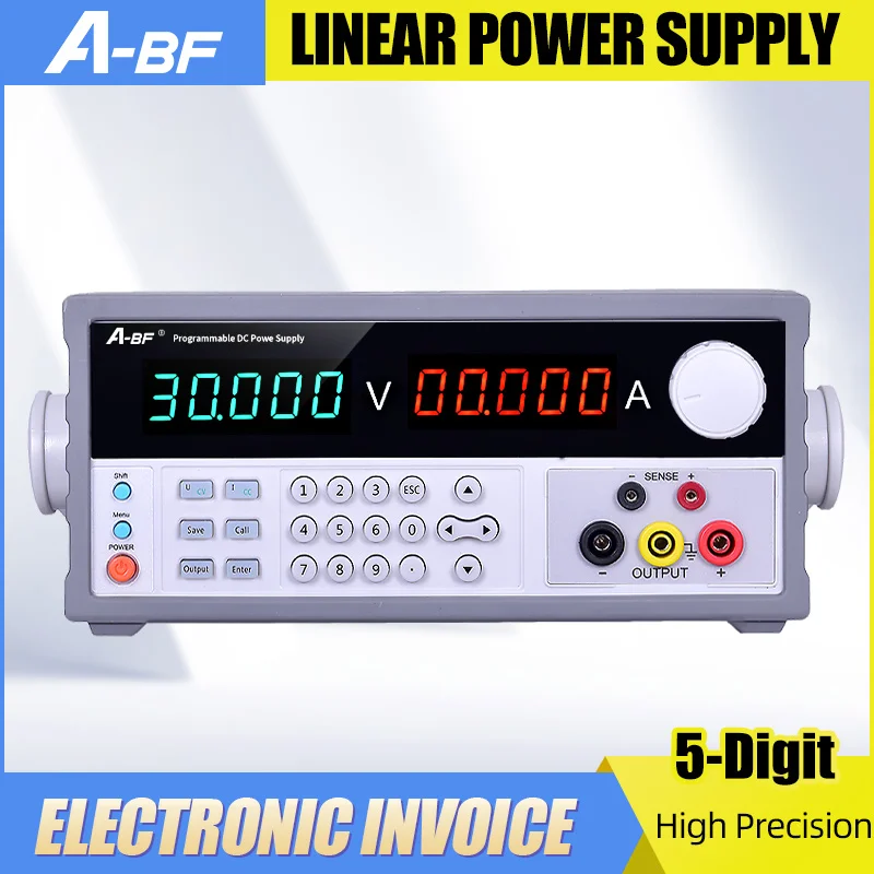 A-BF DC Regulated Power Supply Adjustable 5 Digit Programmable Linear 30V 60V 150V Voltage Current Lab Power Regulator 3A 5A 10A
A-BF DC Regulated Power Supply Adjustable 5 Digit Programmable Linear 30V 60V 150V Voltage Current Lab Power Regulator 3A 5A 10A