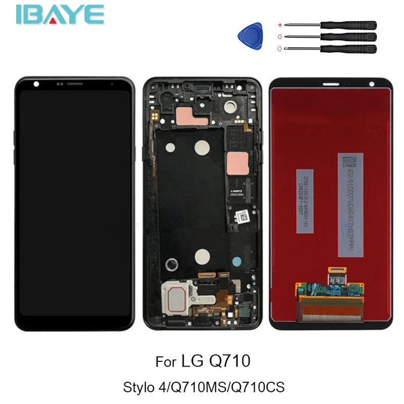 Original LCD Display For LG Q Stylo 4 Stylo4 Q710 Q710MS Q710CS LCD Touch Screen Digitizer Assembly Replacement with Frame
Original LCD Display For LG Q Stylo 4 Stylo4 Q710 Q710MS Q710CS LCD Touch Screen Digitizer Assembly Replacement with Frame
