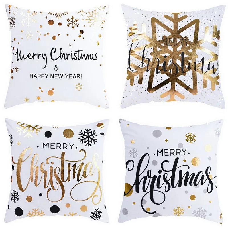Urijk 45*45cm Soft Bronzing Breathable Square Pillowcase Christmas Gold Printed Pillow Cover Fall Decorative Sofa Car Decor
Urijk 45*45cm Soft Bronzing Breathable Square Pillowcase Christmas Gold Printed Pillow Cover Fall Decorative Sofa Car Decor