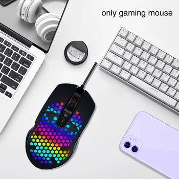 7 Button Lightweight Smooth Glide Optical Sensor Honeycomb Shell For Computer Wired Gaming Mouse Ergonomic Home Office RGB LED
7 Button Lightweight Smooth Glide Optical Sensor Honeycomb Shell For Computer Wired Gaming Mouse Ergonomic Home Office RGB LED