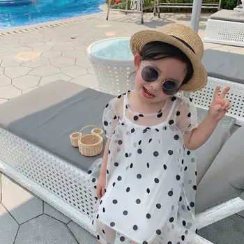 Fashion Toddler Girl Dress Polka-dot Chiffon Short-sleeve Skirts Elegant Dot Print Summer Dresses Casual Knee-length Dresses
Fashion Toddler Girl Dress Polka-dot Chiffon Short-sleeve Skirts Elegant Dot Print Summer Dresses Casual Knee-length Dresses
