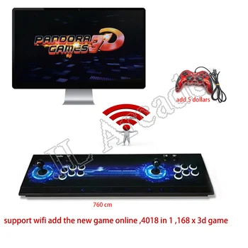 Pandora 168 x 3D 4018 in 1 Wifi version without delay Joystick light buttons PCB controller Retro Arcade console
Pandora 168 x 3D 4018 in 1 Wifi version without delay Joystick light buttons PCB controller Retro Arcade console
