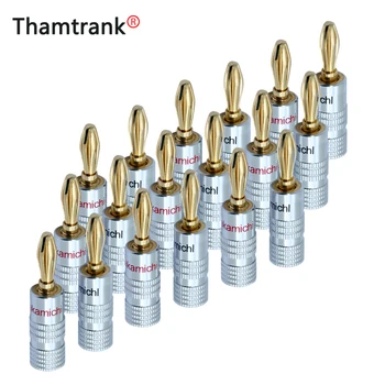 Top selling Banana Plug Gold-plated Banana Connector with Screw Locks For Audio Jack Speaker Plugs 2pcs/1pair Black&Red
Top selling Banana Plug Gold-plated Banana Connector with Screw Locks For Audio Jack Speaker Plugs 2pcs/1pair Black&Red