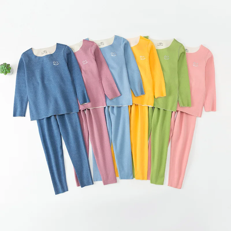 Children Clothing Traceless Thermal Underwear Set Thin Fleece Baby Kids Autumn Clothes Autumn Trousers Double Side With Wool
Children Clothing Traceless Thermal Underwear Set Thin Fleece Baby Kids Autumn Clothes Autumn Trousers Double Side With Wool