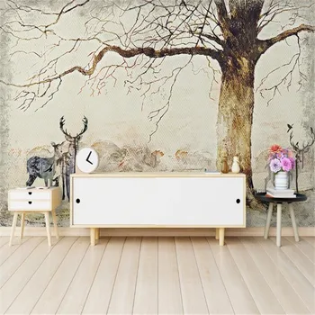 Large 3D wallpaper mural custom modern nostalgic rural elk tree landscape TV sofa background wallpaper mural
Large 3D wallpaper mural custom modern nostalgic rural elk tree landscape TV sofa background wallpaper mural