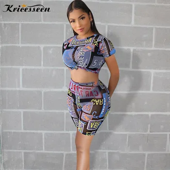 Kricesseen Sexy Print See Through Two Pieces Shorts Set Summer Short Sleeve Top And Shorts Suits Women Tracksuits Matching Set
Kricesseen Sexy Print See Through Two Pieces Shorts Set Summer Short Sleeve Top And Shorts Suits Women Tracksuits Matching Set